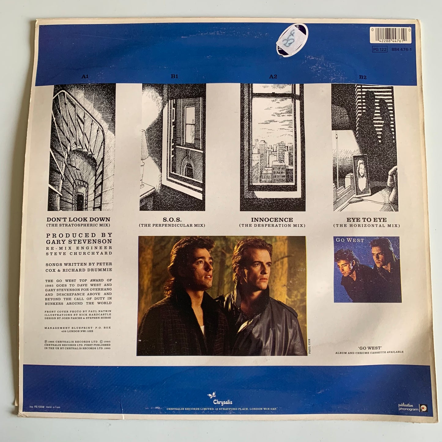 Go West - Don't Look Down (The Stratospheric Mix) - Single 1985