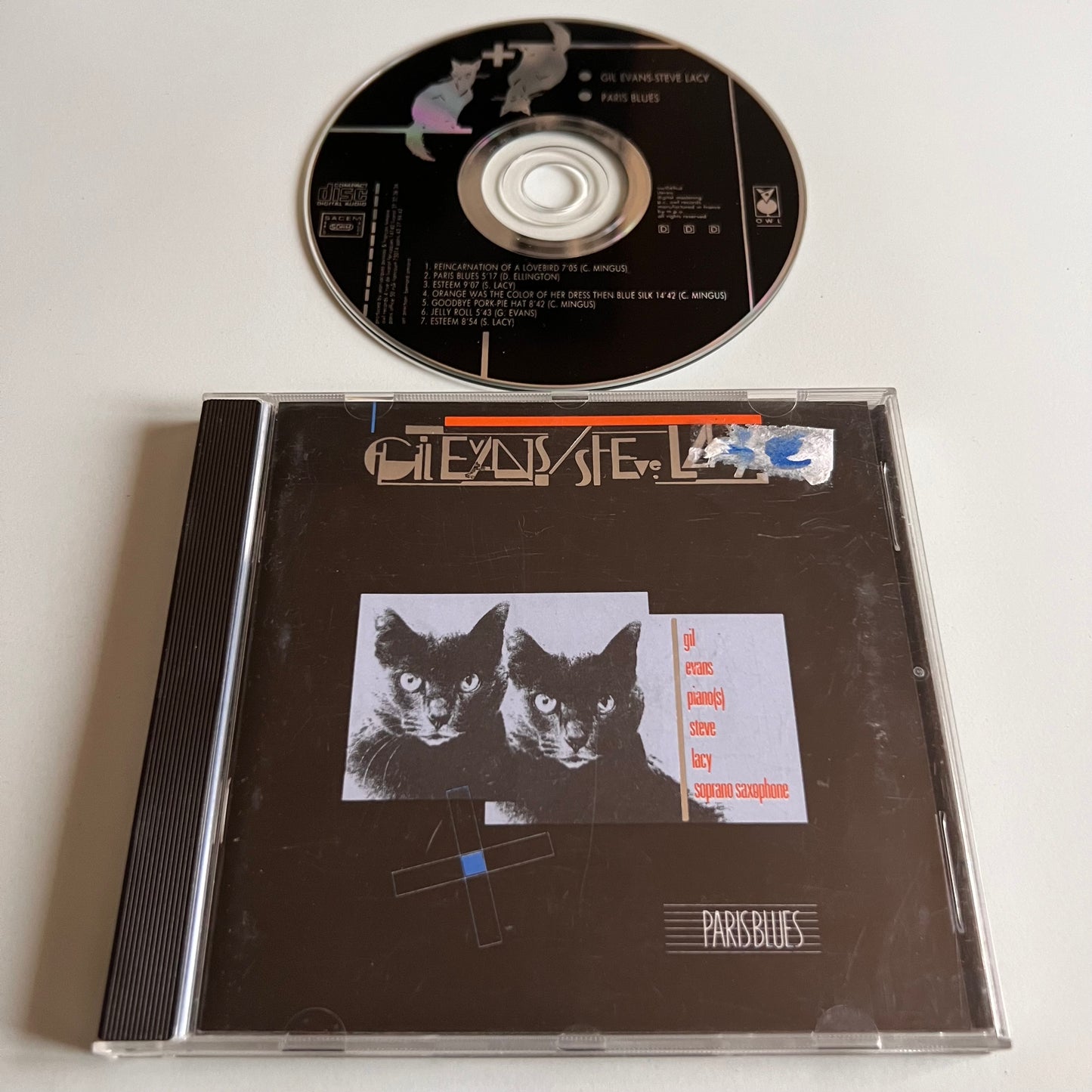 CD - Gil Evans - Steve Lacy - Paris Blues - 1988