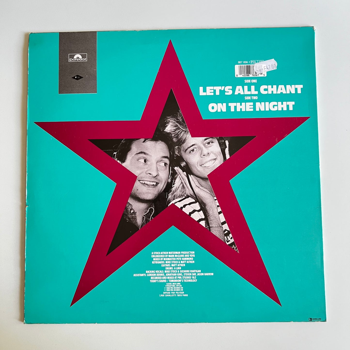 Pat & Mick - Let's All Chant - Maxi Single 1988