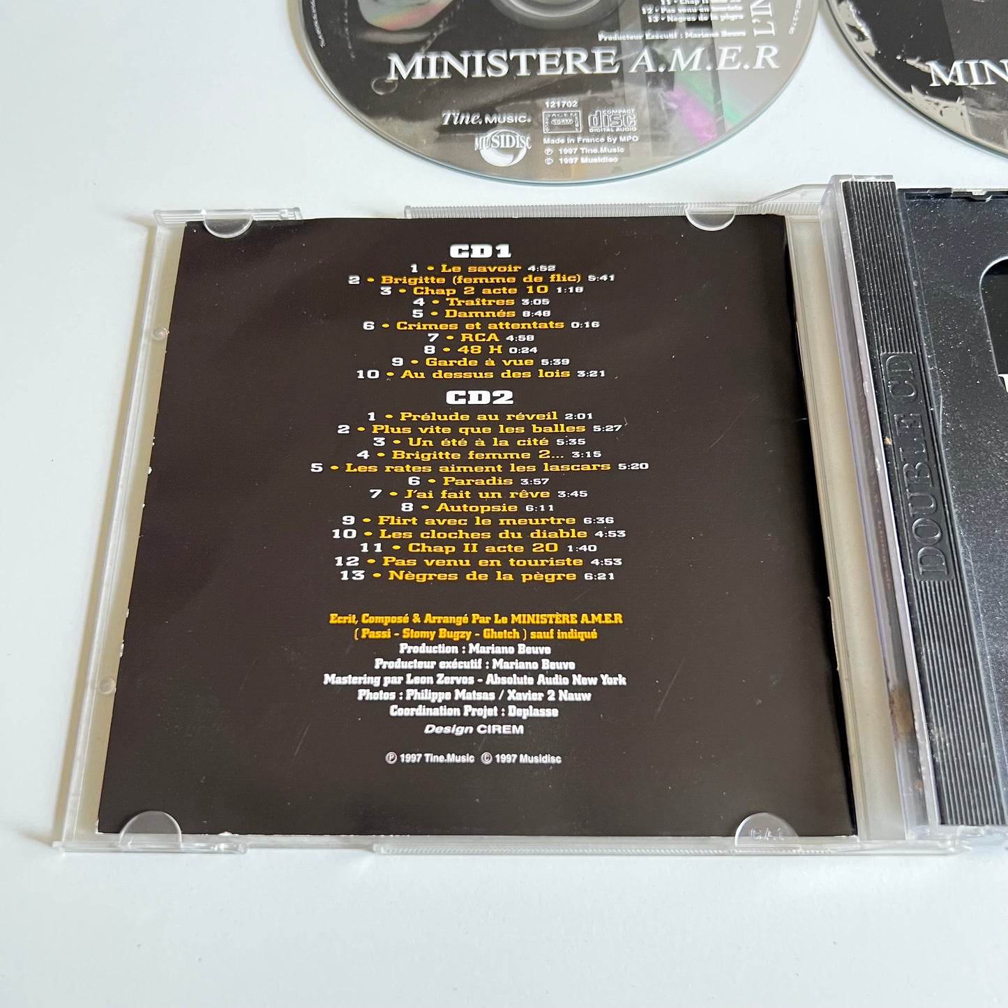 CD - Ministère Amer - L'Intégrale - 1997