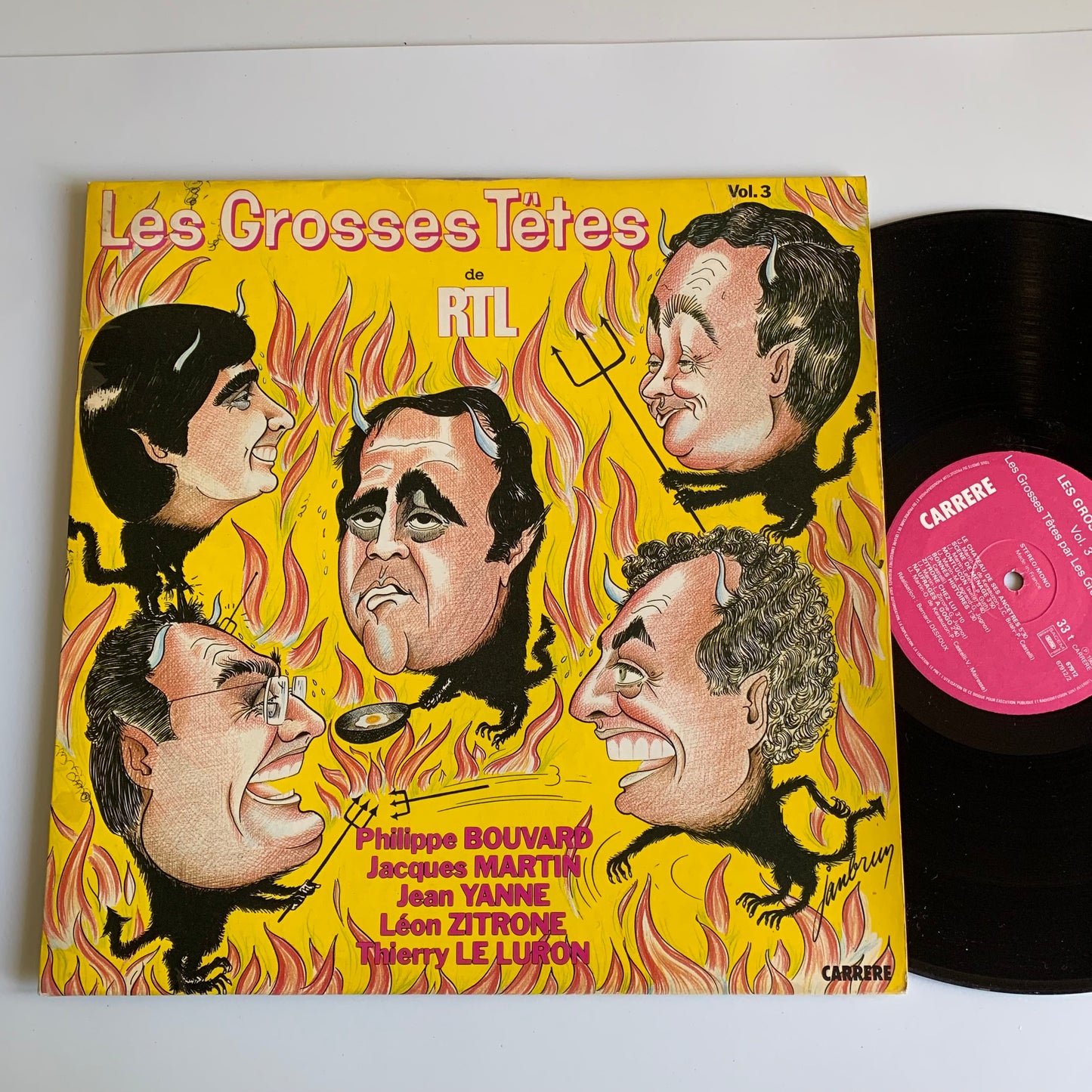 Les Grosses Têtes - Les Grosses Têtes De RTL Vol 3 - 33 tours 1982 Occasion
