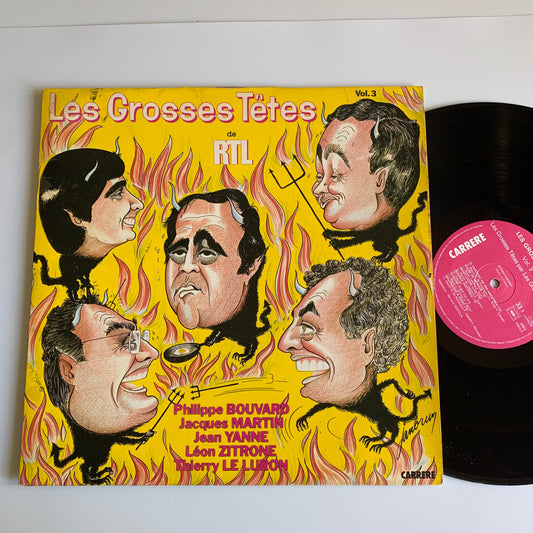 Les Grosses Têtes - Les Grosses Têtes De RTL Vol 3 - 33 tours 1982 Occasion