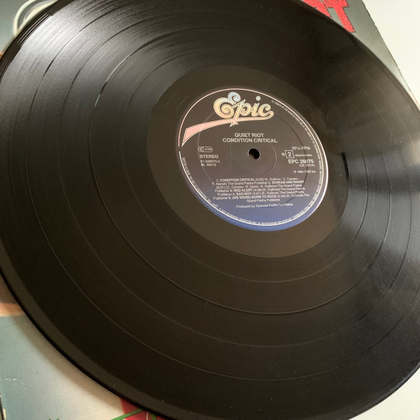 Quiet Riot - Condition Critical - LP 1984 Occasion