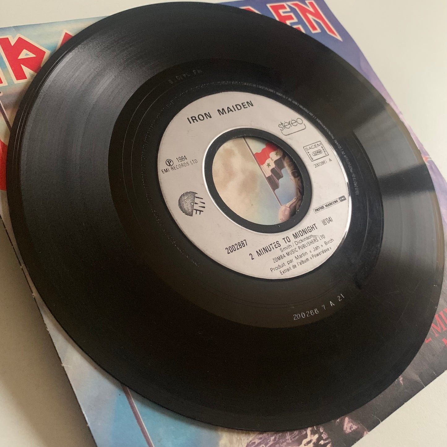 Iron Maiden - 2 Minutes To Midnight - Single 1984 Occasion