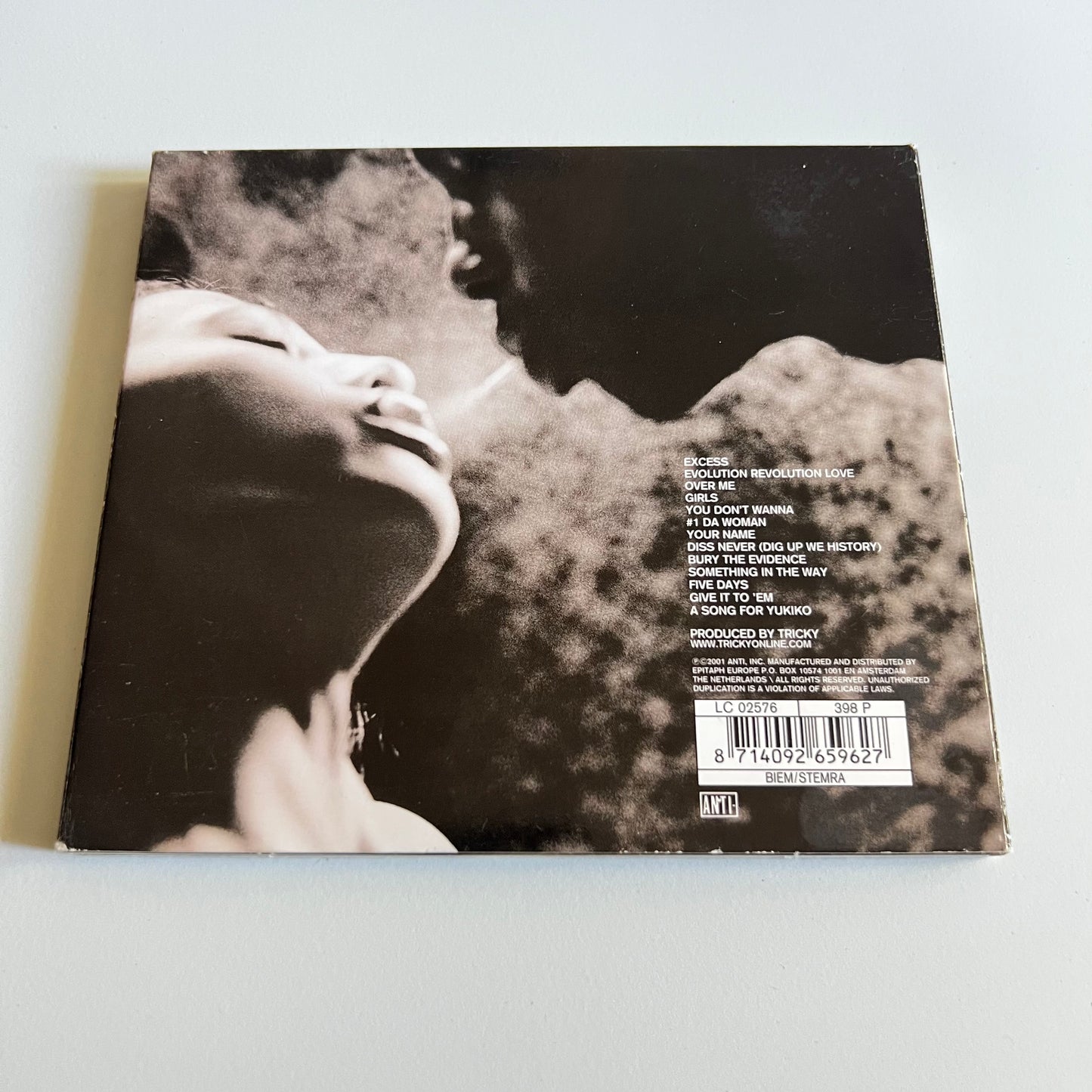 CD - Tricky - Blowback - 2001
