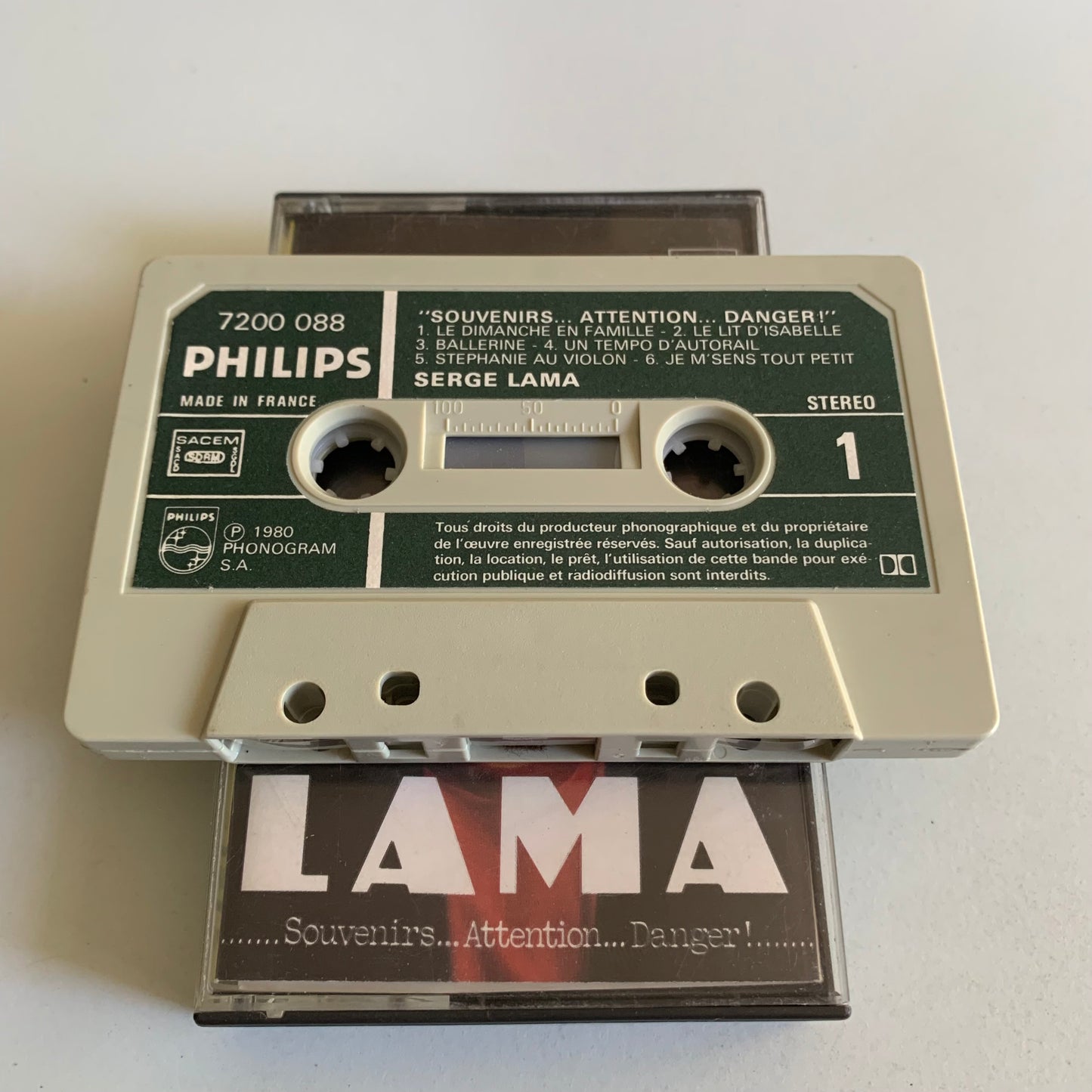 Serge Lama - Souvenirs Attention Danger - 1980 Occasion