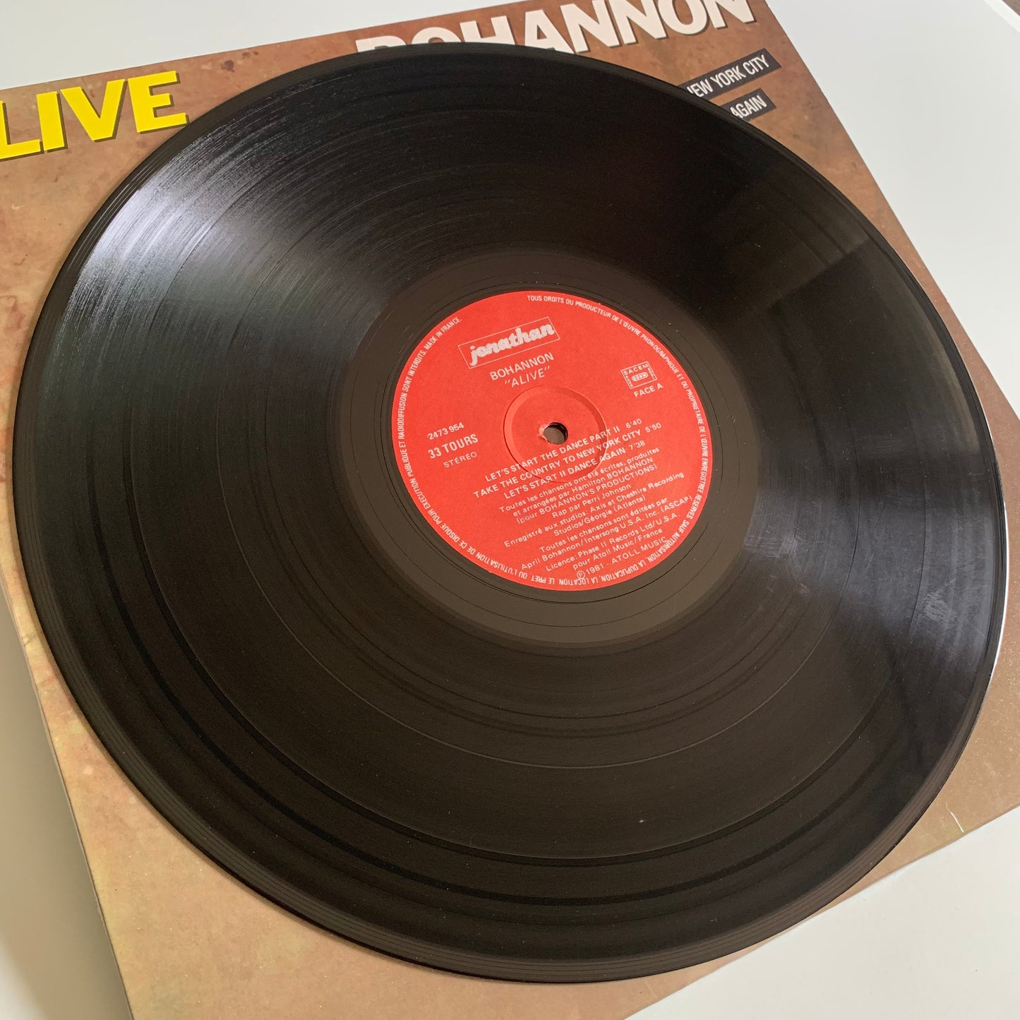 Bohannon - Alive - LP 1981 Occasion