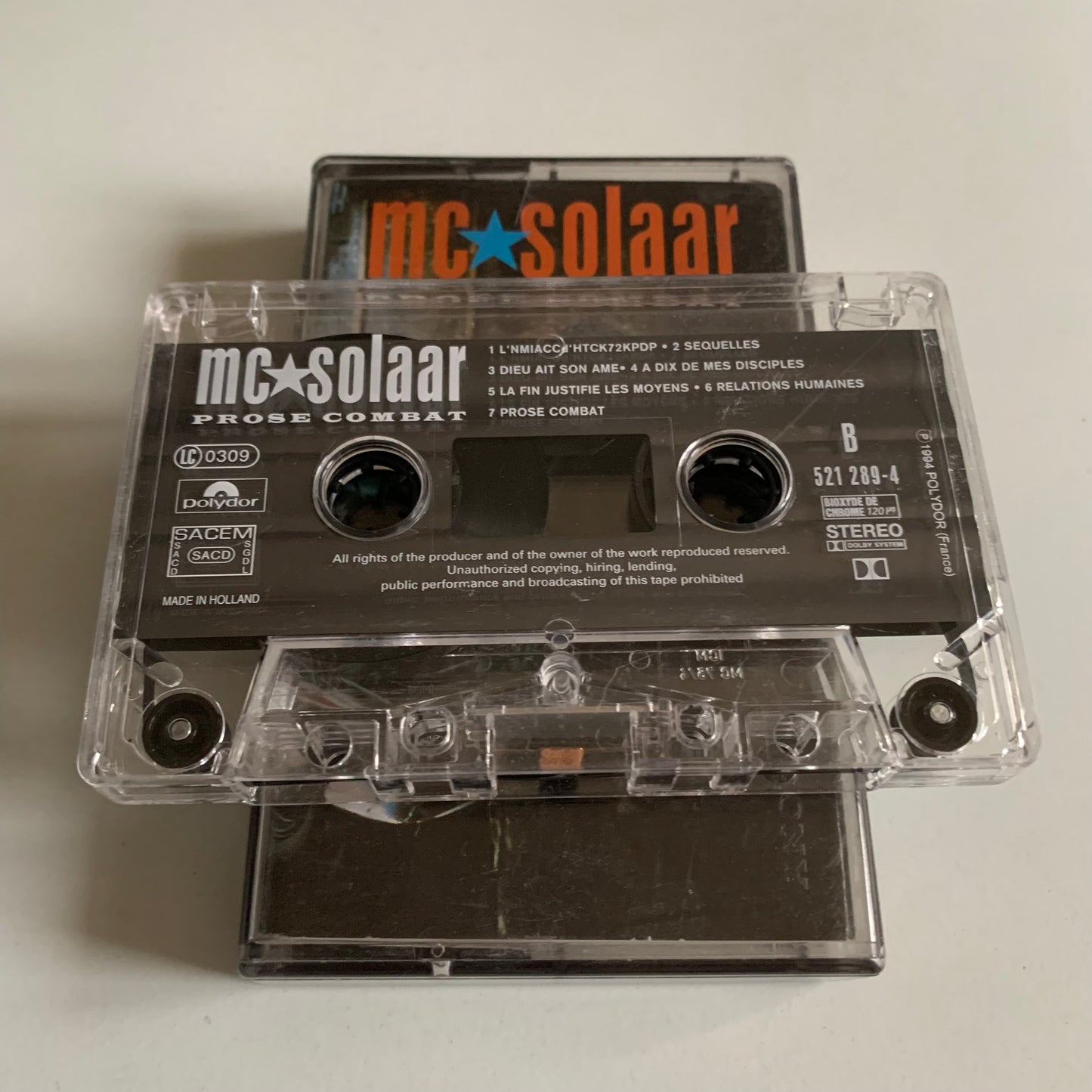 Mc Solaar - Prose Combat - 1994