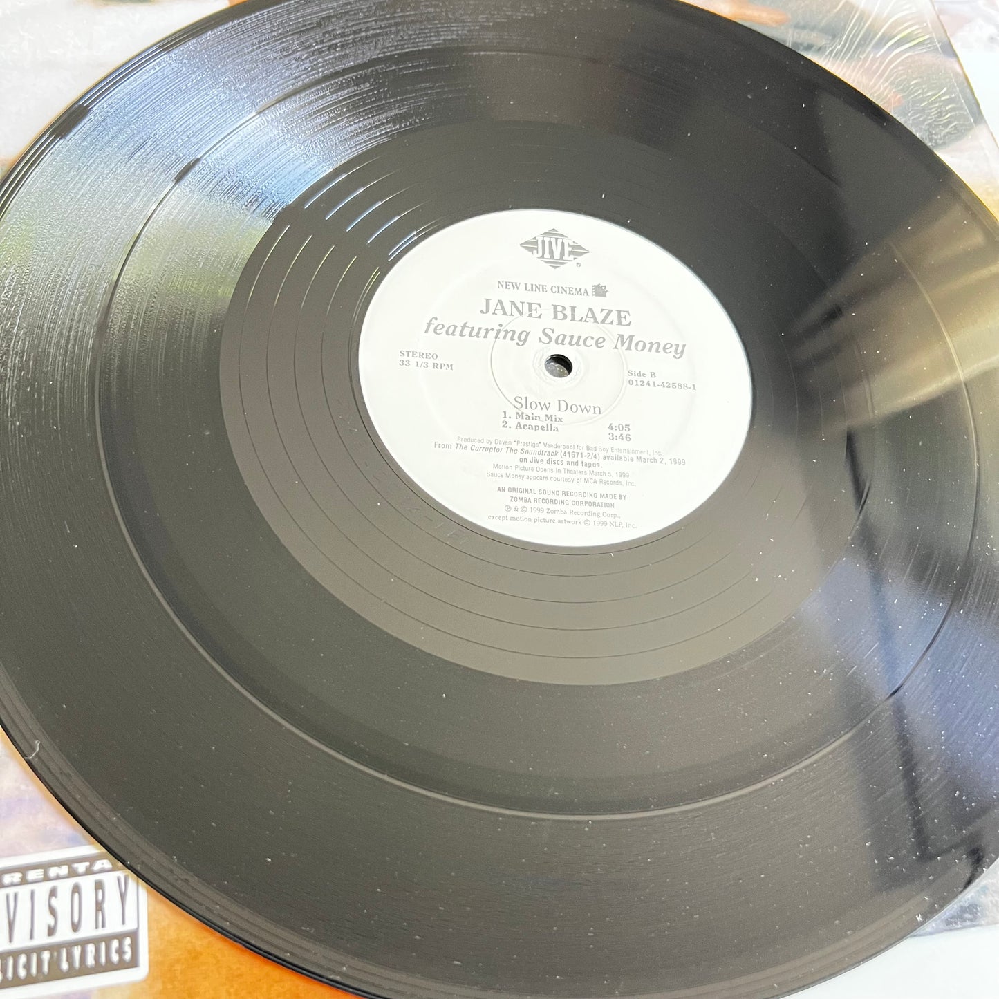 Jane Blaze - Sauce Money - Slow Down - Single Promo 1999