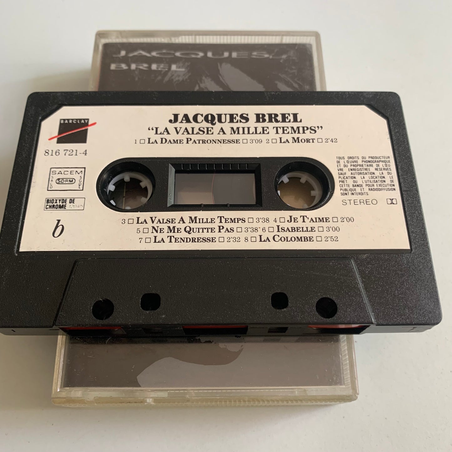 Jacques Brel - La Valse À Mille Temps - 1988 Occasion