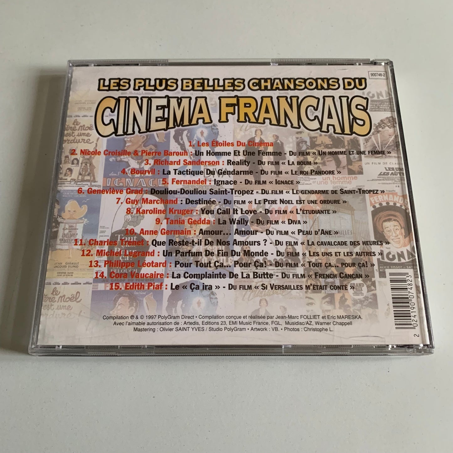CD - Compilation - Les Plus Belles Chansons Du Cinéma Français - 1997 Occasion