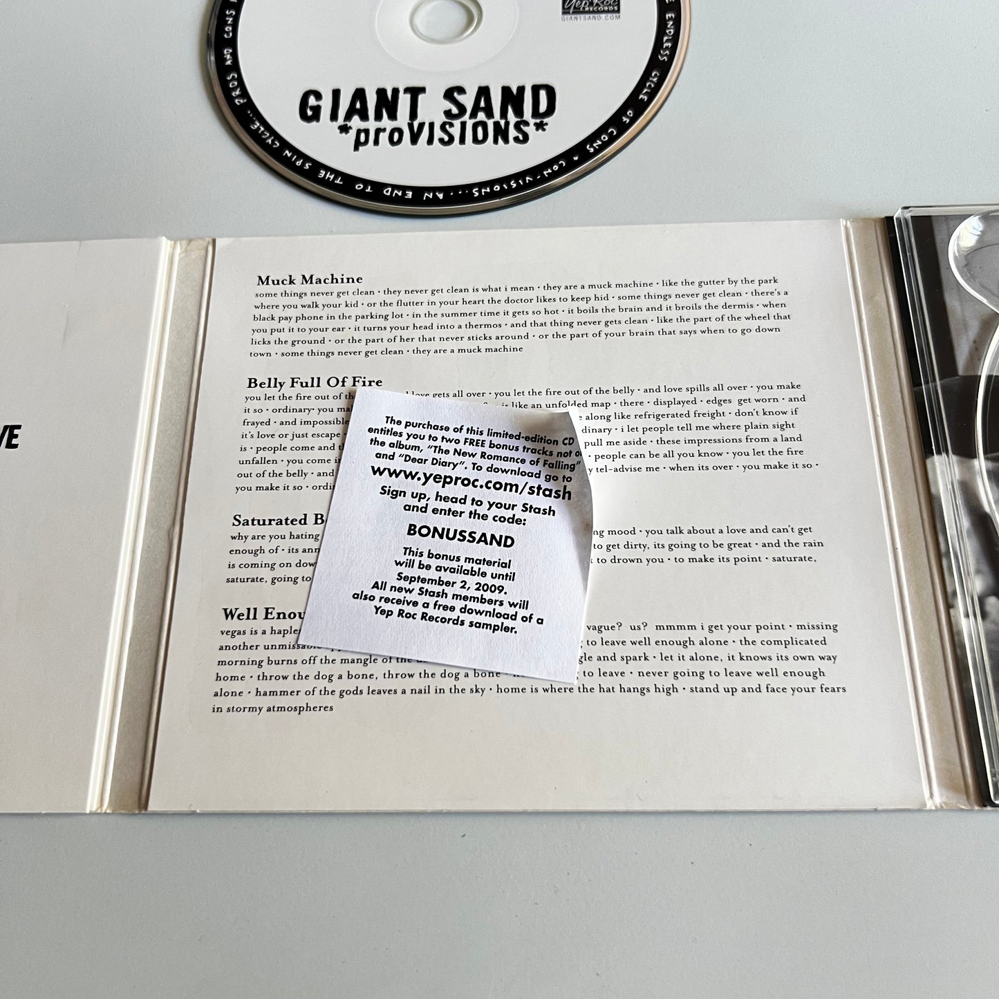 CD - Giant Sand - *proVISIONS* - 2008
