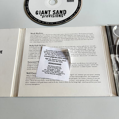 CD - Giant Sand - *proVISIONS* - 2008