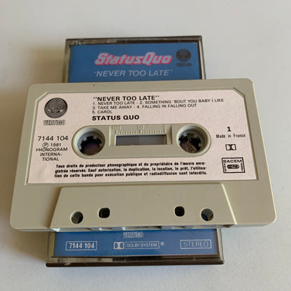 Status Quo - Never Too Late - 1981 Occasion