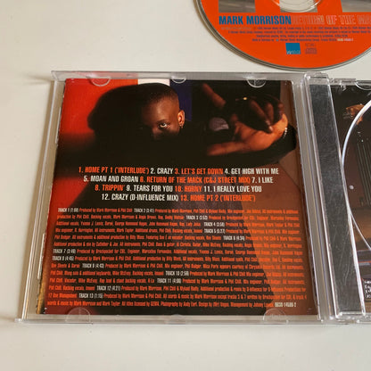 CD - Mark Morrison - Return Of The Mack - 1996 Occasion