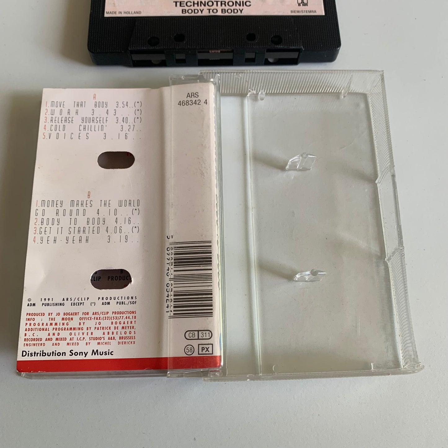 Technotronic - Body To Body - 1991 Occasion