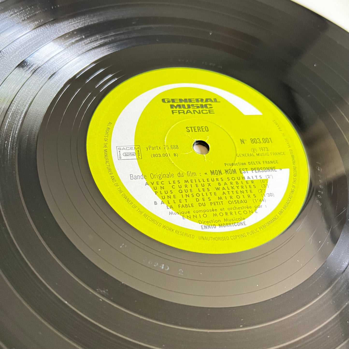 Ennio Morricone - Mon Nom Est Personne - Bande Originale Du Film - LP 1973