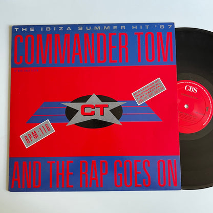 Commander Tom - And The Rap Goes On - Maxi Single 1987