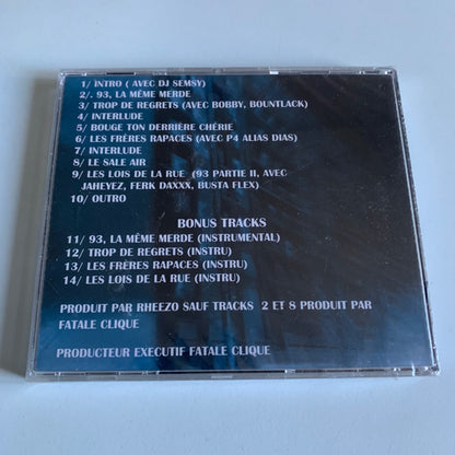 CD - Fatale Clique - Les Lois De La Rue - 2002 Neuf sous Blister