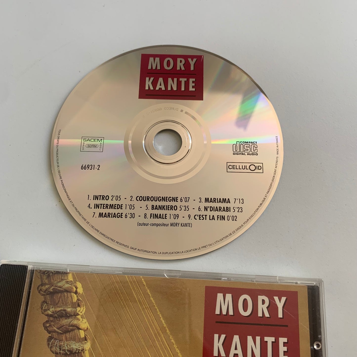 Mory Kante - N'Diarabi - 1993 Occasion