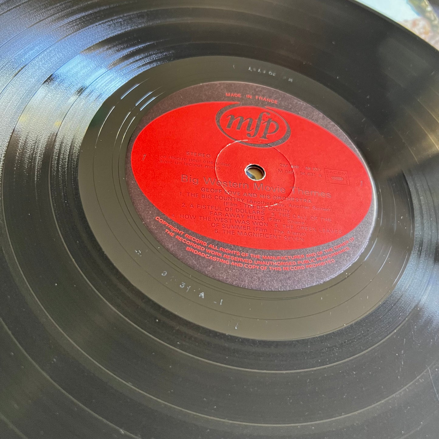 Les Musiques Des Grands Films De Western - LP