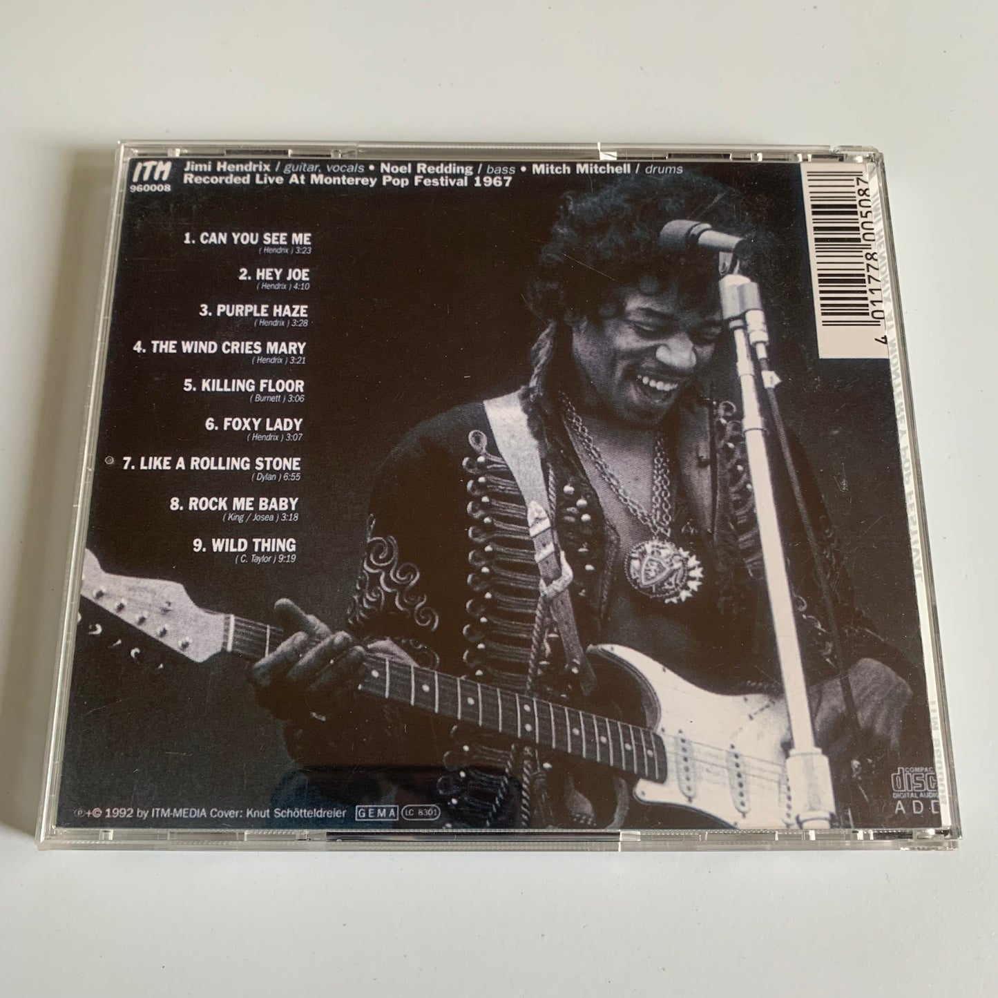 Jimi Hendrix - Live At Monterey Pop Festival - 1992 Occasion