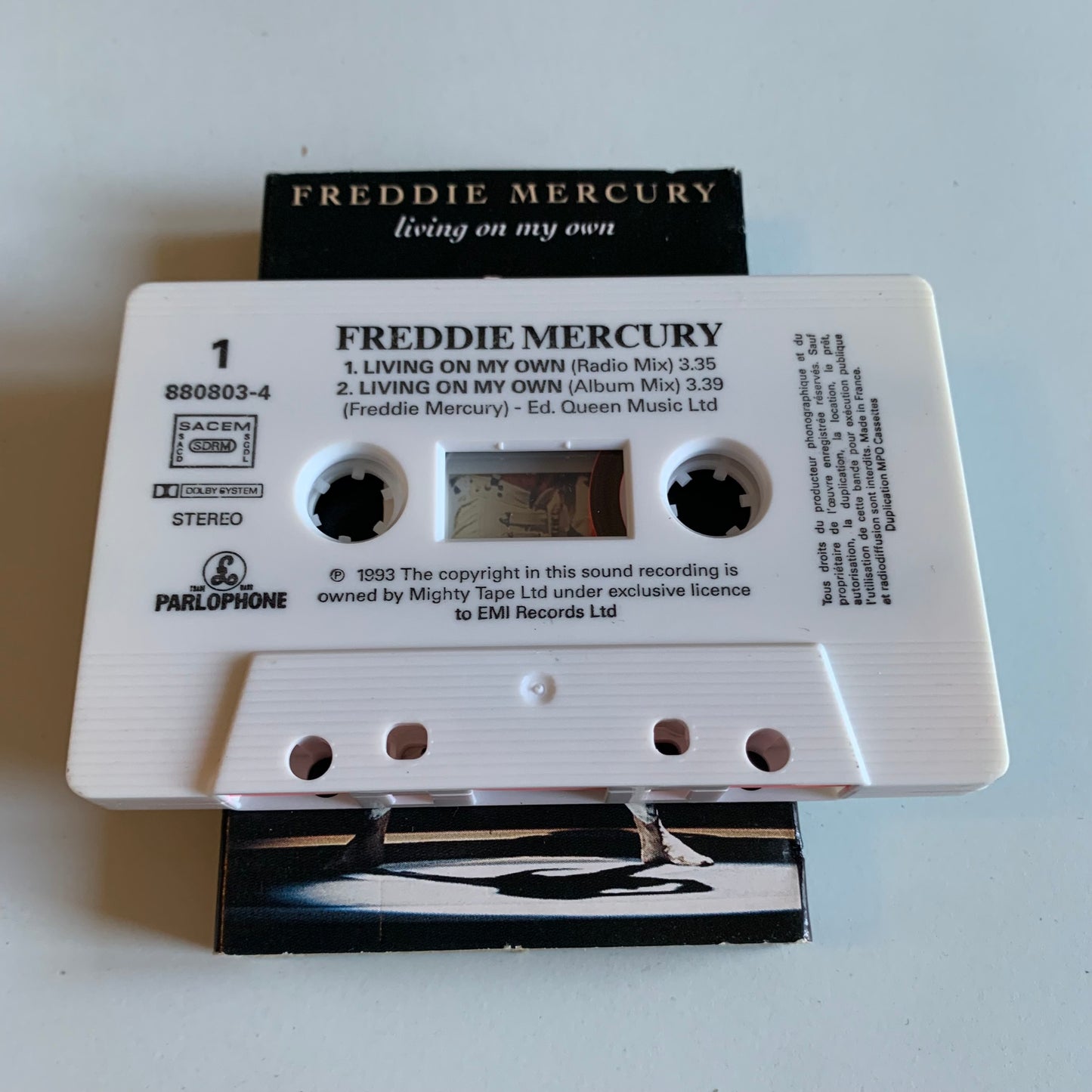 Freddie Mercury - Living On My Own - Single 1993 Occasion