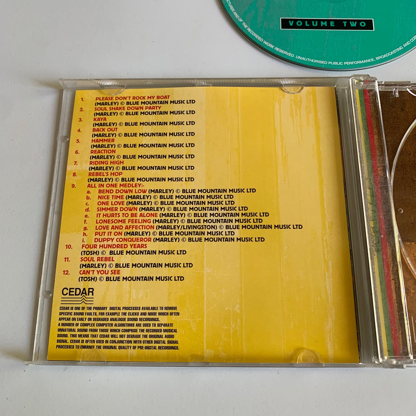 Bob Marley - Volume Two - Occasion