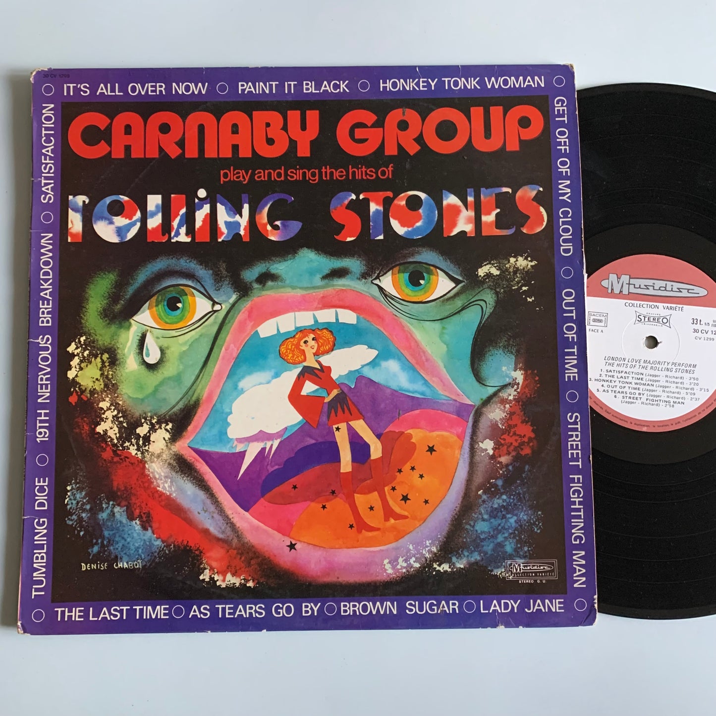 Carnaby Group - Play And Sing The Hits Of Rolling Stones - LP Occasion