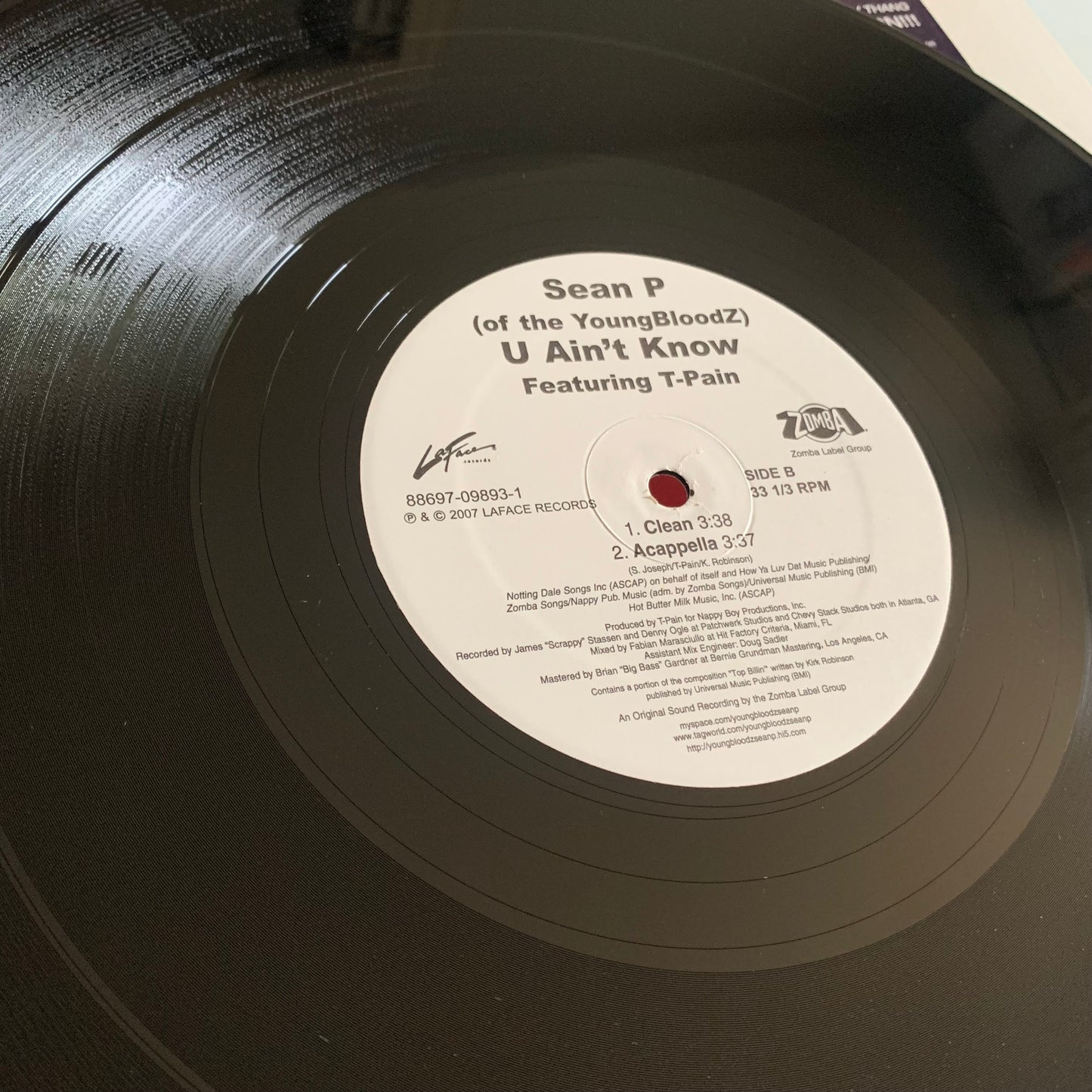 Sean Paul - T-Pain - U Ain’t Know - Maxi 2007 Occasion