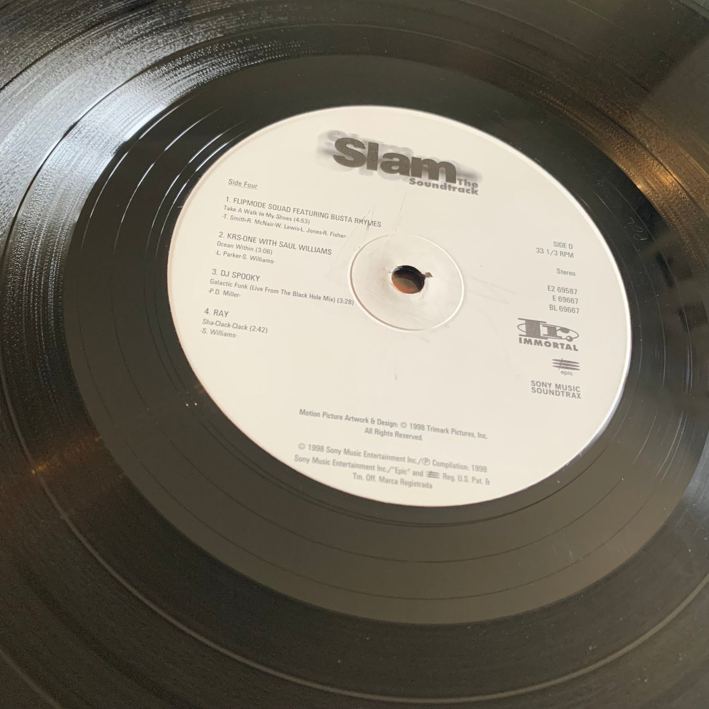 Compilation - Slam - The Soundtrack - Double LP 1998