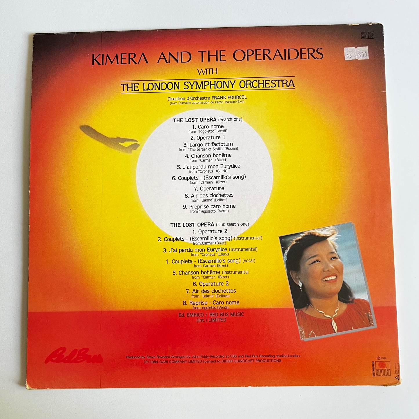 Kimera & The Operaiders - The Lost Opera - Maxi Single 1984