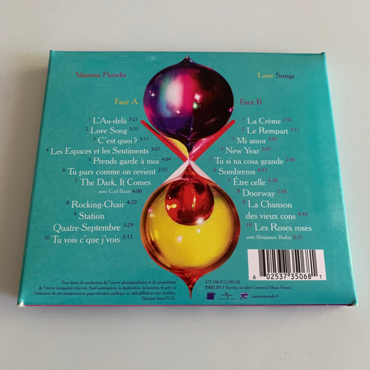 Vanessa Paradis - Love Songs - 2013 Occasion
