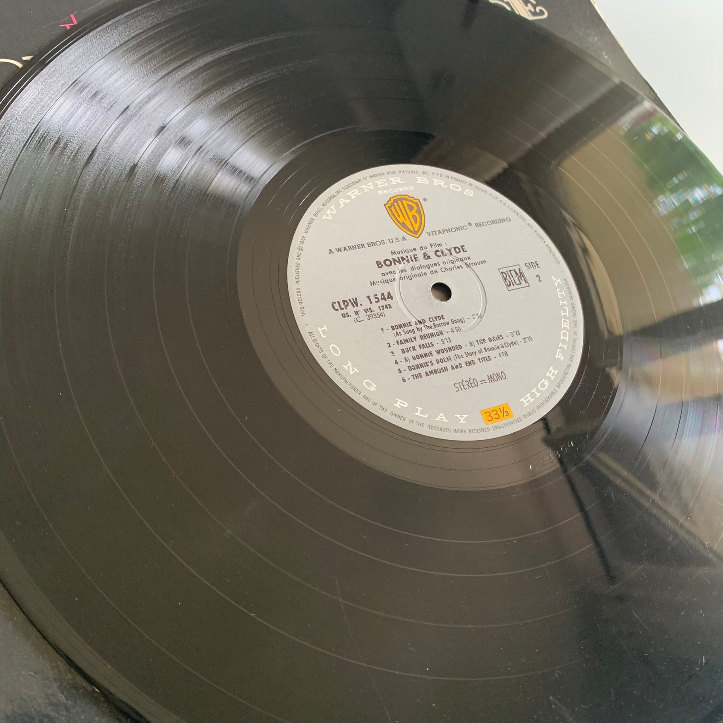 Charles Strouse - Music Inspired By The Rip Roarin' Electrifying Sound Of "Bonnie And Clyde" (The Original Motion Picture Score) - LP 1968 Occasion