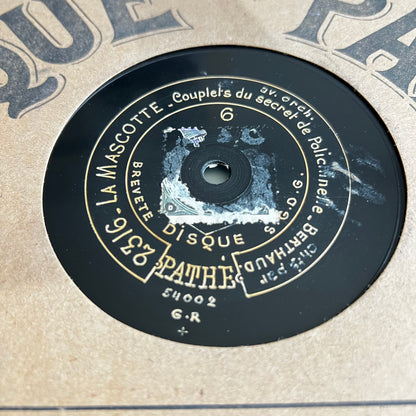 Disque Pathé - Semailles / La Mascotte - 25cm