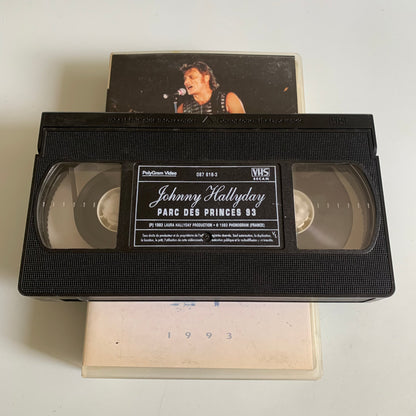 Johnny Hallyday - Parc Des Princes 1993 - VHS Occasion