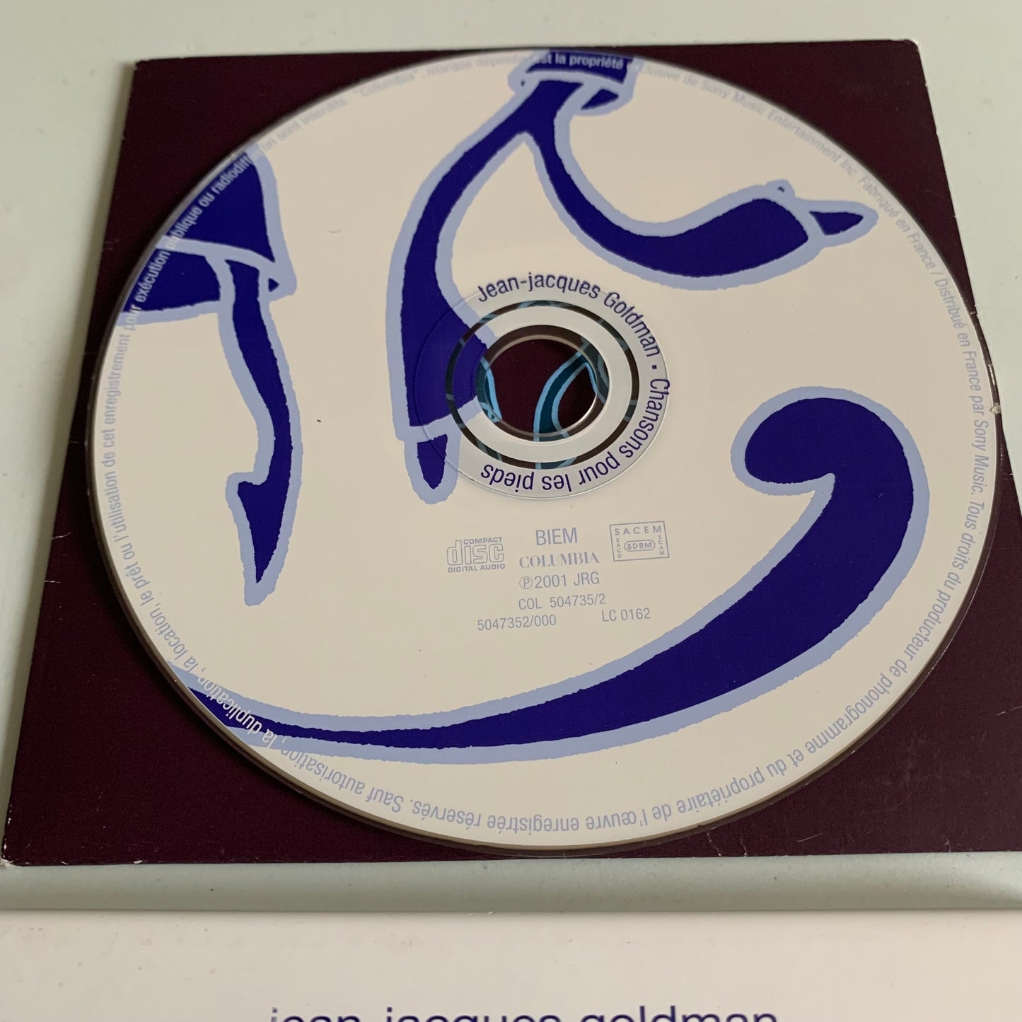 CD - Jean-Jacques Goldman - Chansons Pour Les Pieds - 2001 Occasion