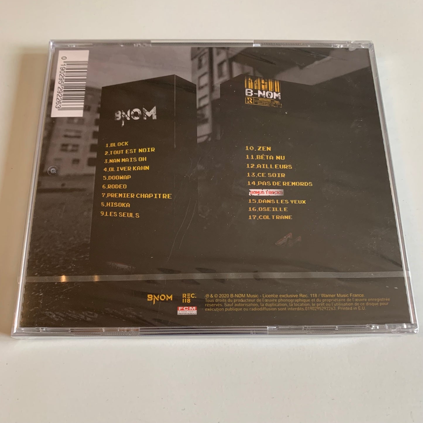 CD - B-NØM - 2020 Neuf sous Blister
