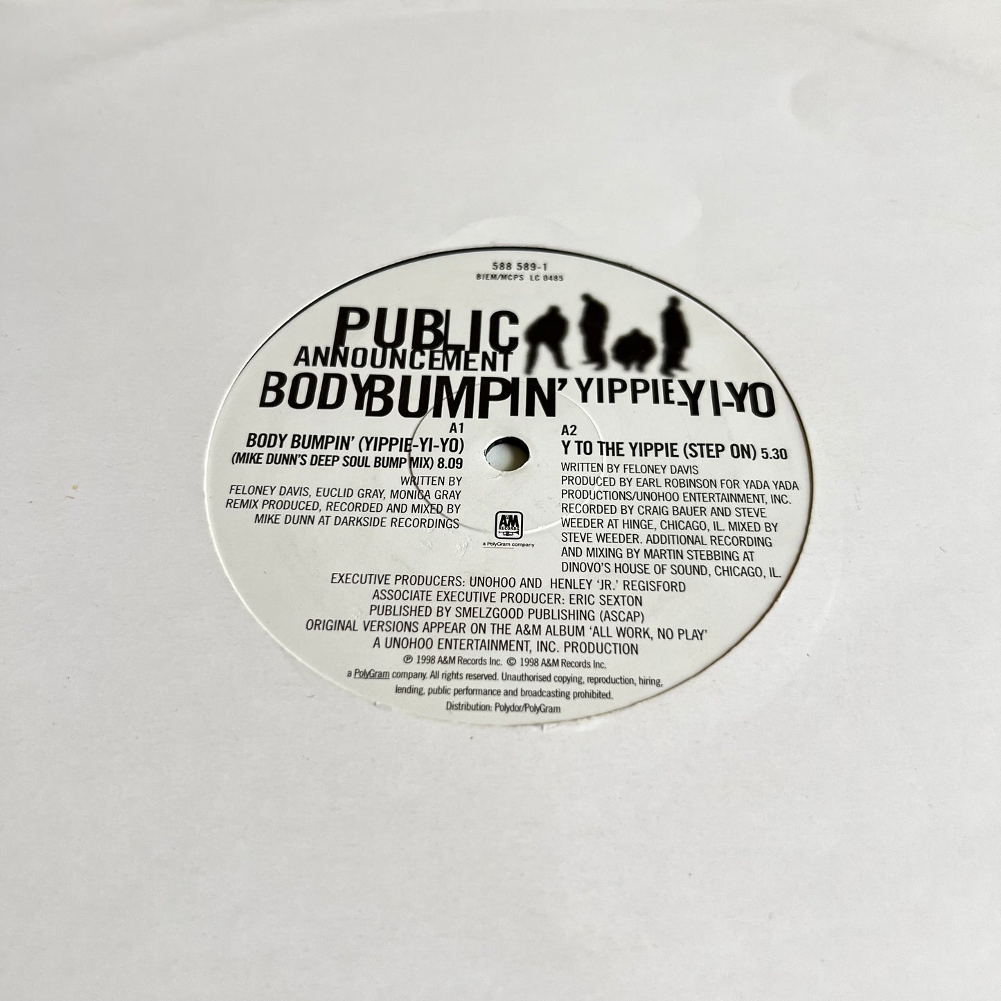 Public Announcement - Body Bumpin' Yippie-Yi-Yo - Single 1998
