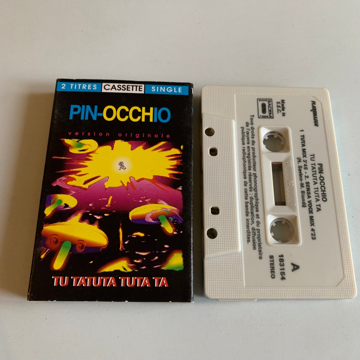 Pin-Occhio - Tu Tatuta Tuta Ta - Single 1993 Occasion