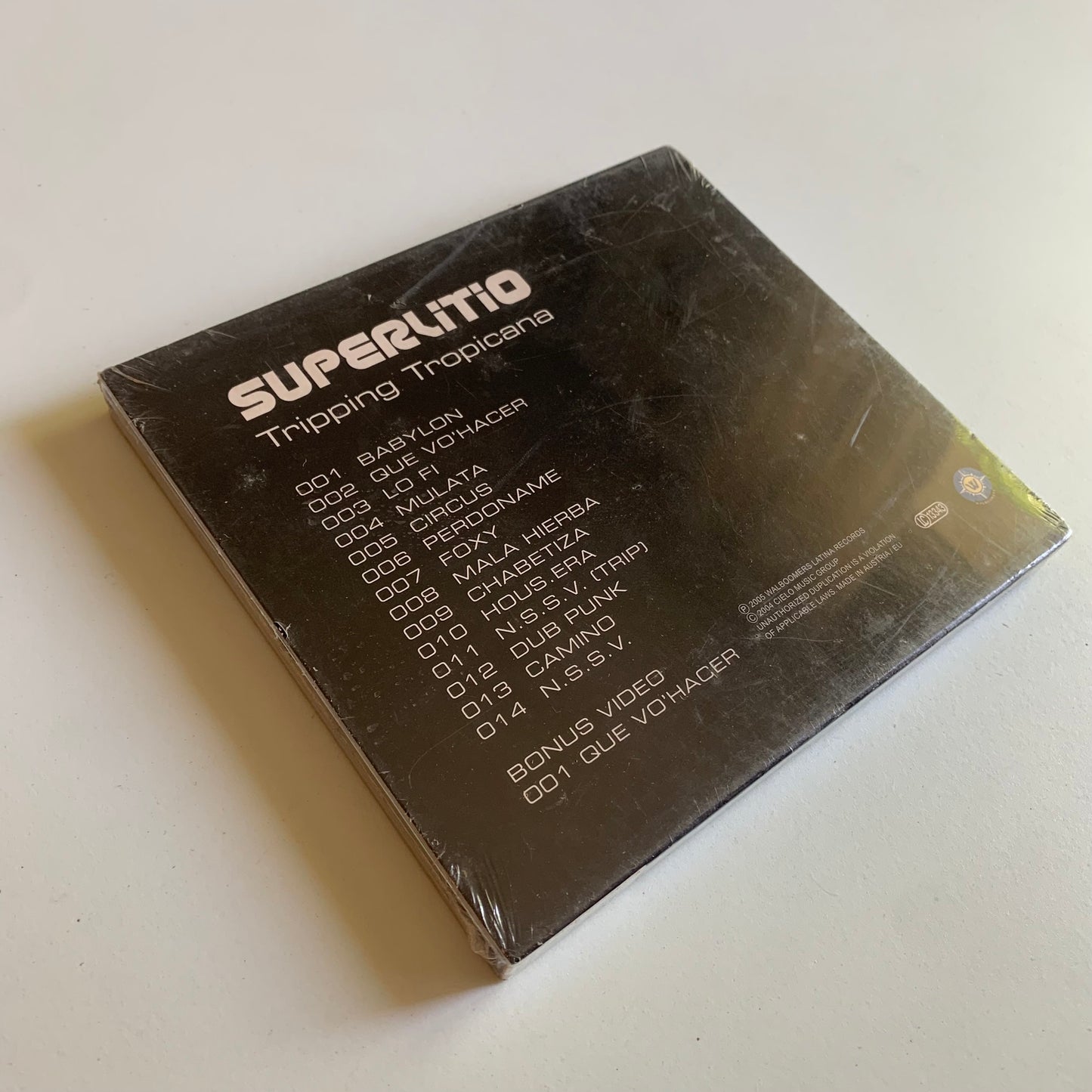 Superlitio - Tripping Tropicana - 2005 Neuf sous Blister