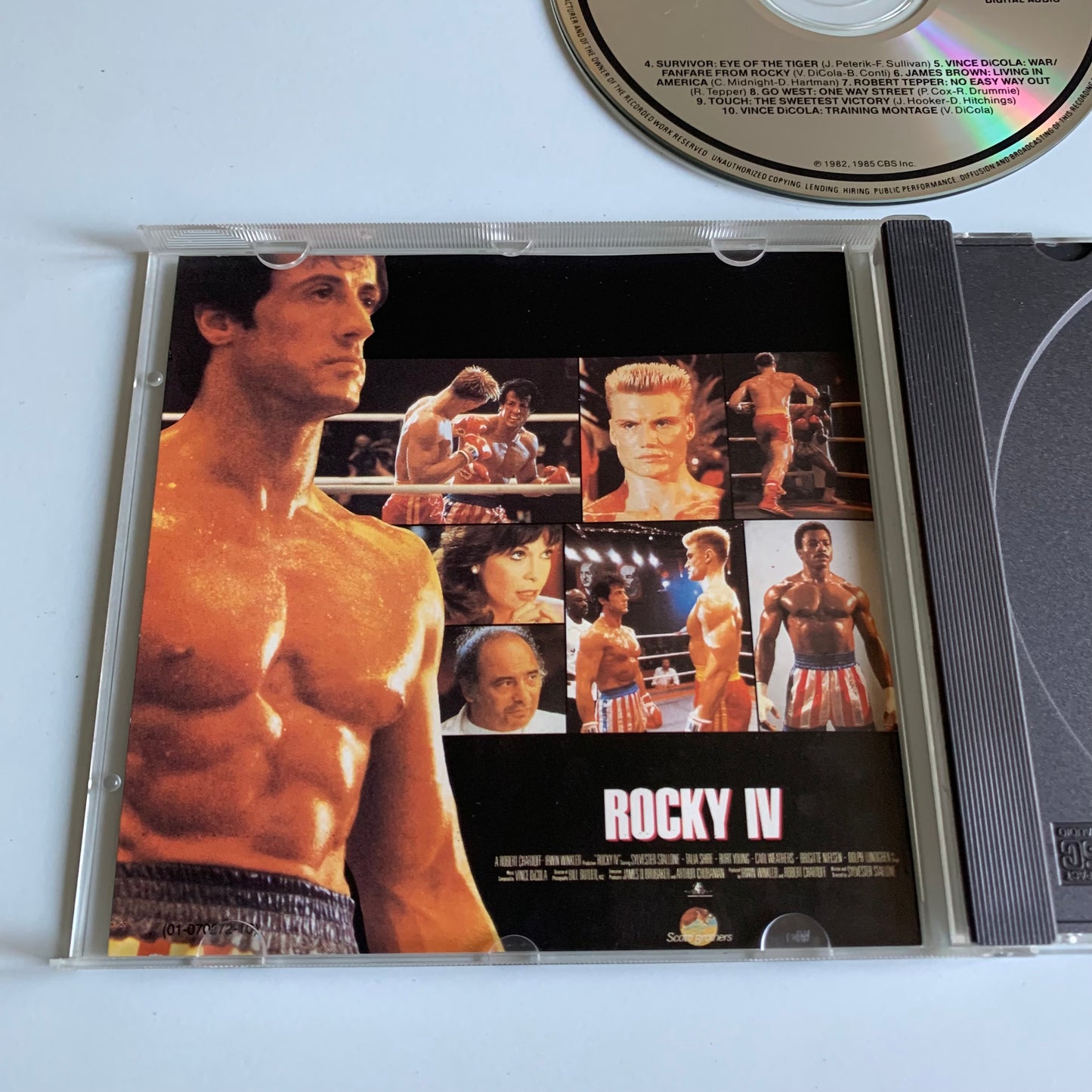 CD - Rocky IV (Original Motion Picture Soundtrack) - 1985