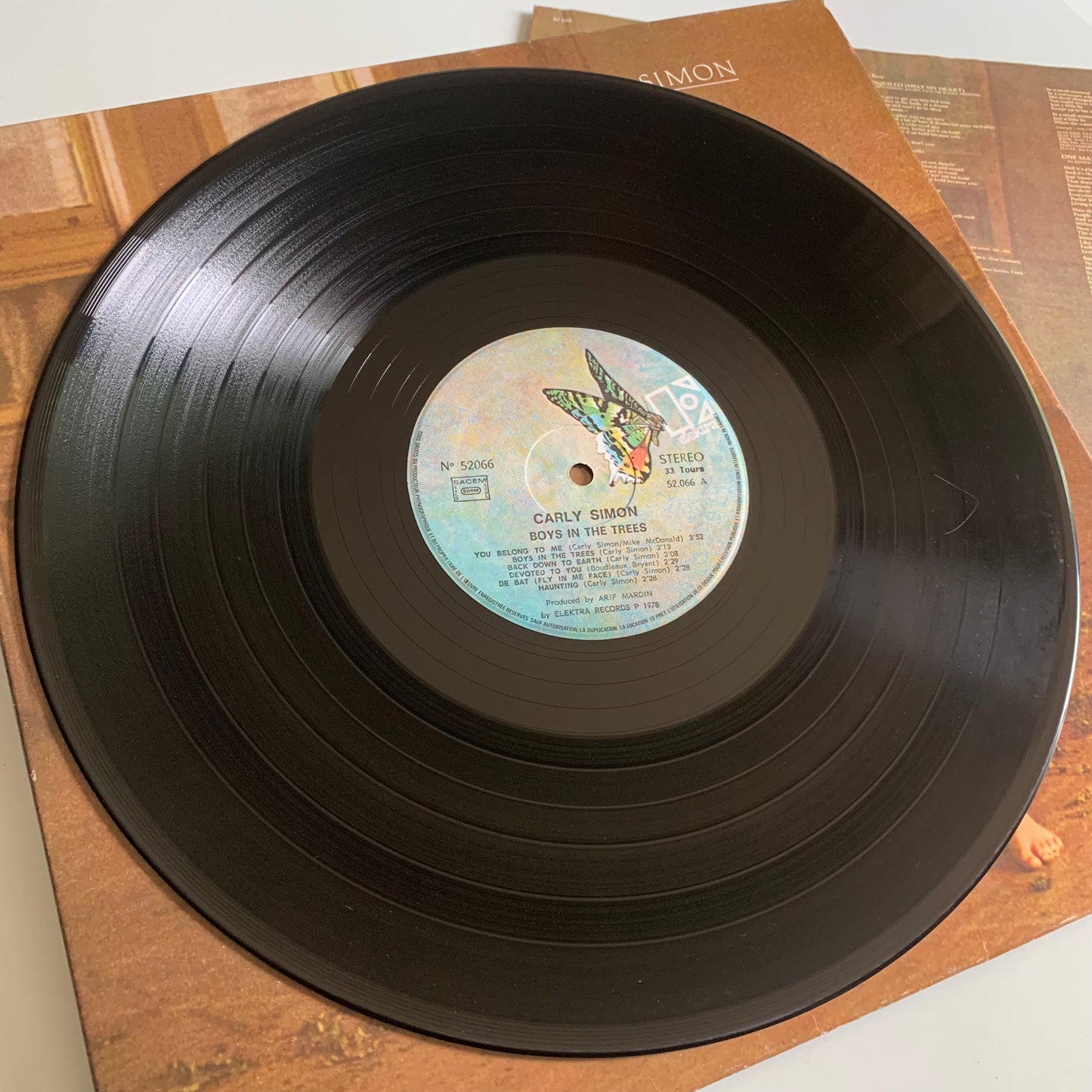 Carly Simon - Boys In The Trees - LP 1978 Occasion