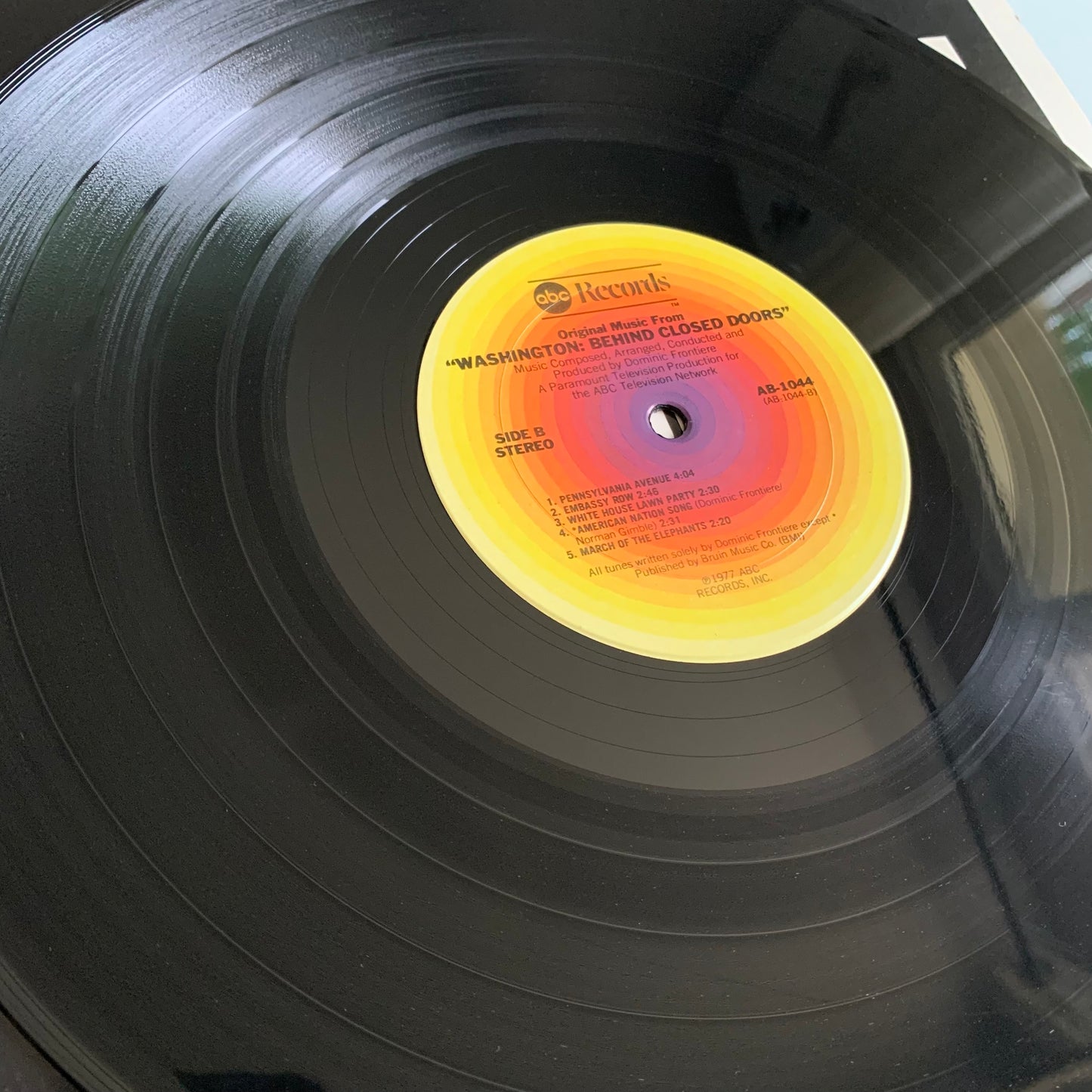 Dominic Frontiere - Washington: Behind Closed Doors (Original Music From) - LP 1977 Occasion