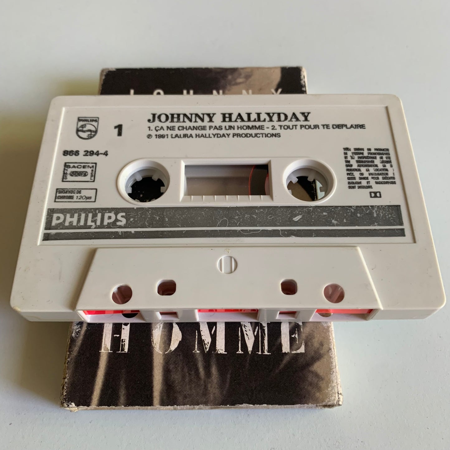 Johnny Hallyday - Ça Ne Change Pas Un Homme - Single 1991 Occasion