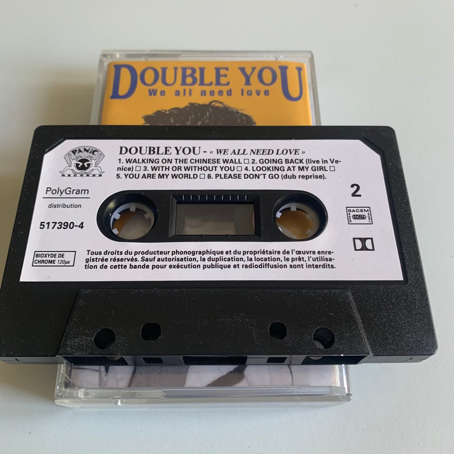 Double You - We All Need Love 1992 Occasion