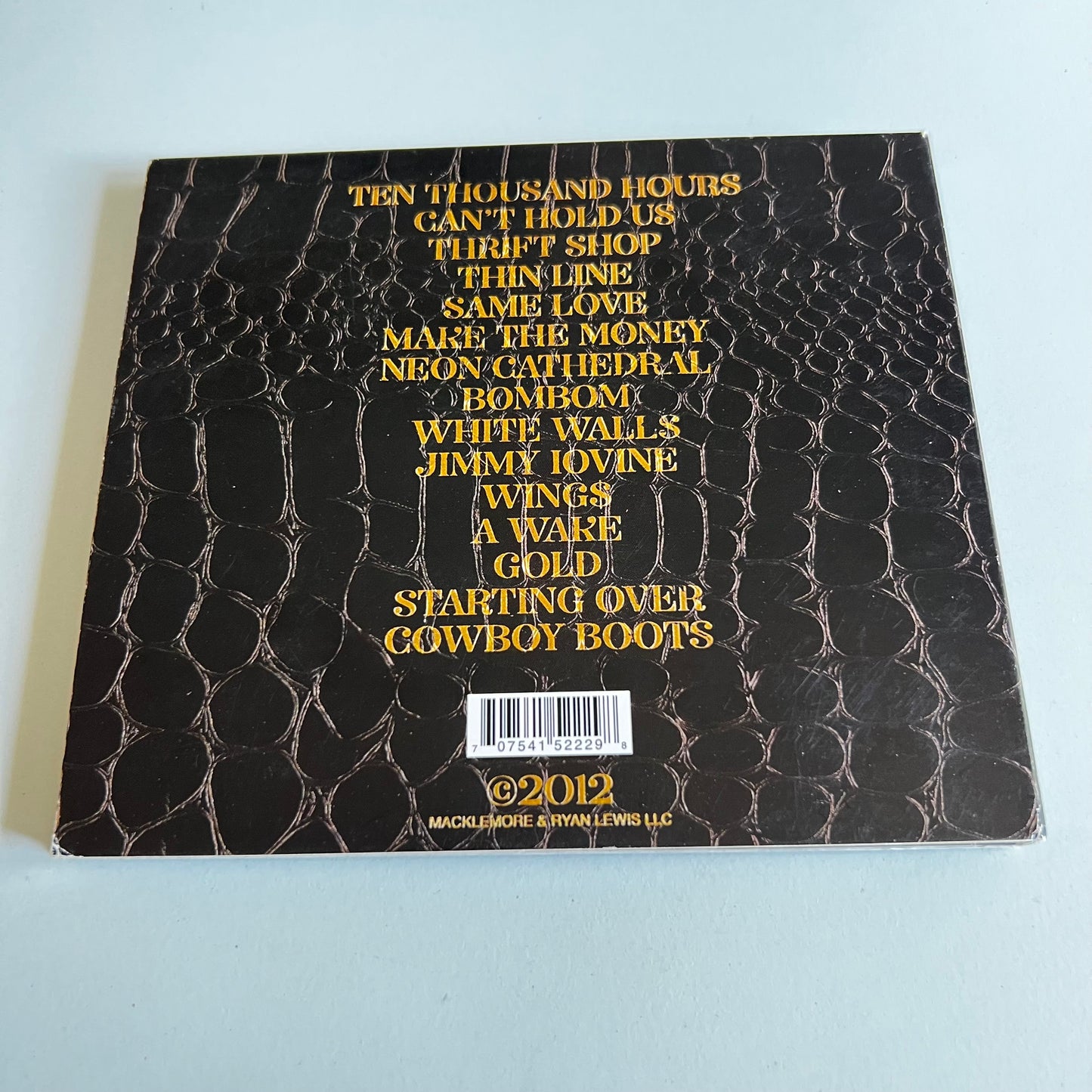 CD - Macklemore - Ryan Lewis - The Heist - 2012