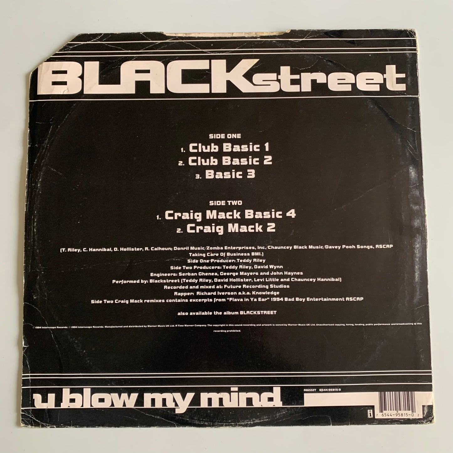 Blackstreet - U Blow My Mind - Single 1994