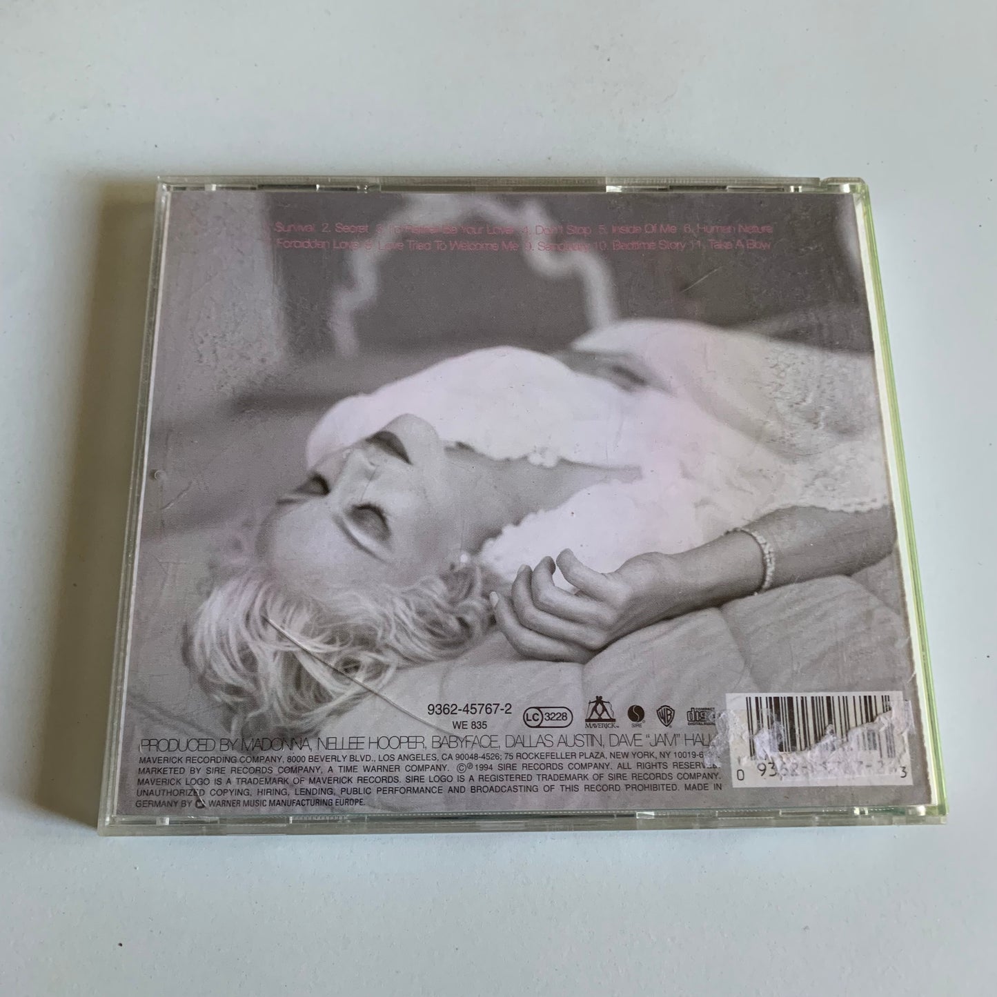 CD - Madonna - Bedtime Stories - 1994 Occasion