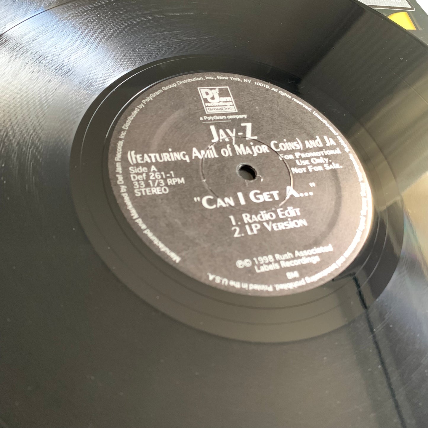 Jay-Z - Amil Of Major Coins - Ja - Can I Get A - Rush Hour - Single Promo 1998
